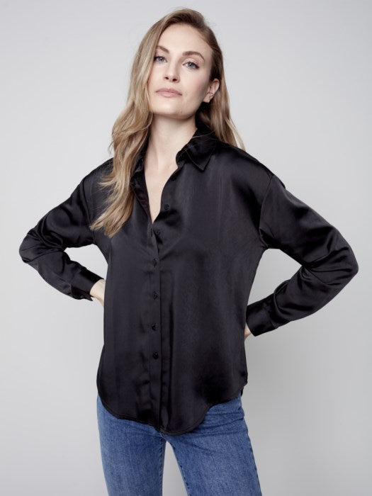 Charlie Button Up Top - Women's Collection