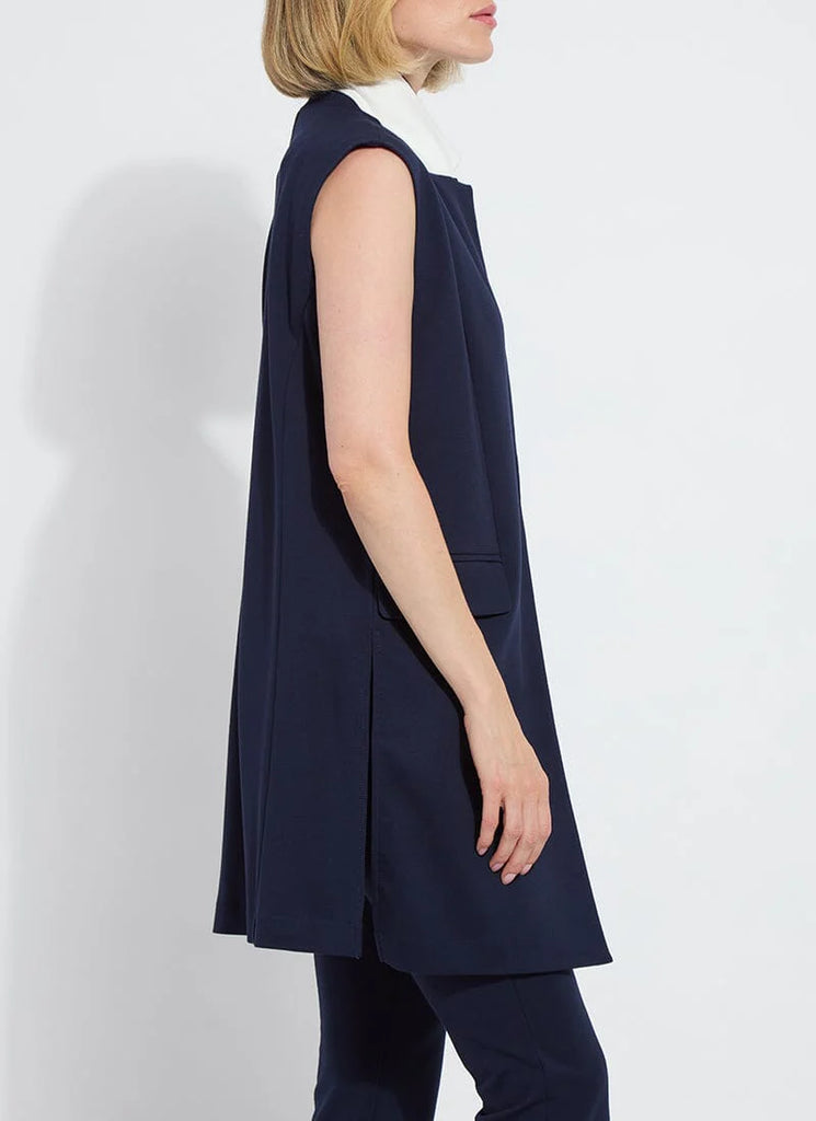 Lysse | Vivienne Ponte Sleeveless Long Vest