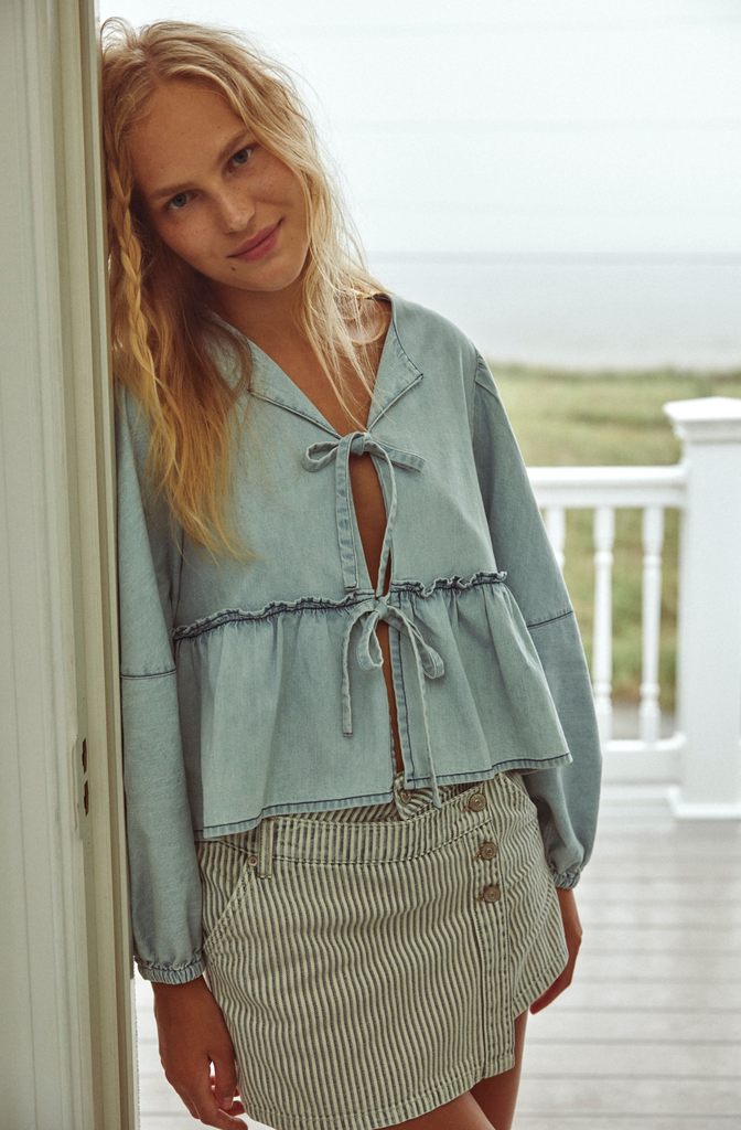 Free People | Denim Brunch Babe